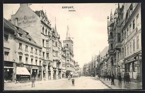 AK Erfurt, Ladengeschäfte am Anger