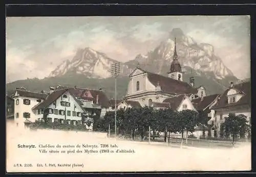 AK Schwyz, Ville située au pied des Mythen