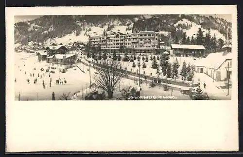 AK Adelboden, Grand Hotel im Schnee