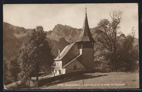 AK Rossinières, La Chapelle et la Dent de Corjeon