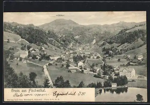 AK Fischenthal, Ortsansicht mit Hörnli