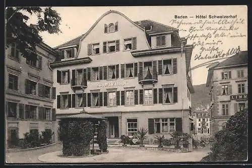 AK Baden, Am Hotel Schweizerhof
