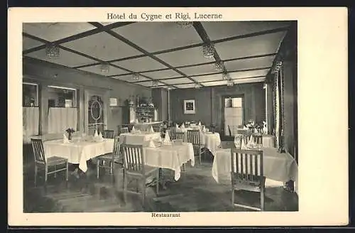 AK Lucerne, Restaurant im Hotel du Rigi et Cygne