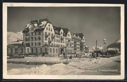 AK Celerina, Cresta Palace im Winter