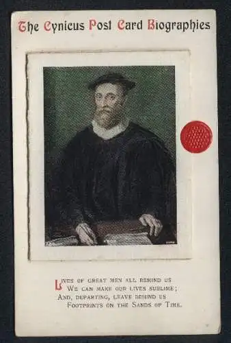 AK The Cynicus Post Card Biographies: John Knox