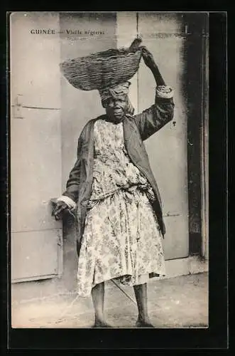 AK Sénégal Vieille négresse, afrikanische Volkstypen