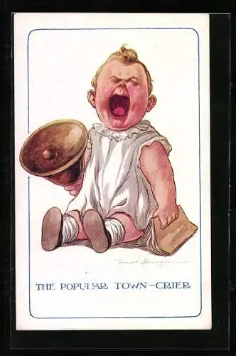 Künstler-AK Fred Spurgin: The Popular Town-Crier