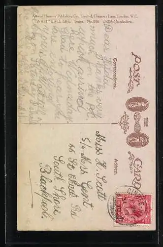 Künstler-AK Fred Spurgin: The Same Old Opening Awaits You!