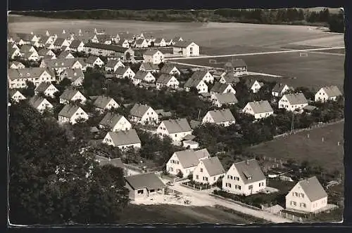 AK Bobingen, Wohngebiet aus der Vogelschau