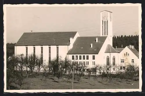 AK Bobingen, Kirche im Sonnenschein