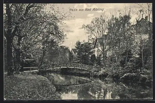 AK Bad Aibling, Flusspartie mit Brücke