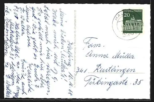 AK Halfing /Obb., Ortsansicht und Strassenpartie mit Kirche