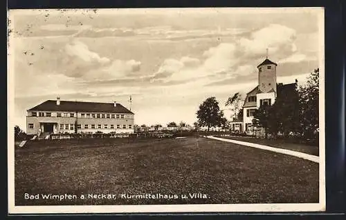 AK Bad Wimpfen a. Neckar, Kurmittelhaus und Villa