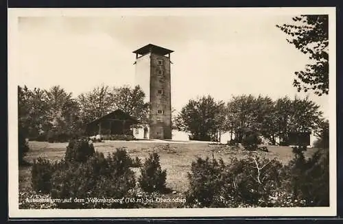 AK Oberkochen, Aussichtsturm auf dem Volkmarsberg