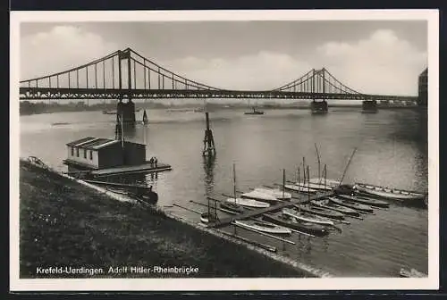 AK Krefeld-Uerdingen, Rheinbrücke