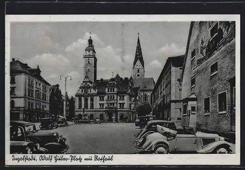 AK Ingolstadt, Platz mit Rathaus