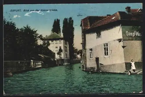 AK Erfurt, Blick von der Krämerbrücke