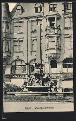 AK Erfurt, Monumentalbrunnen