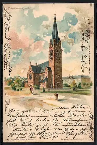 Lithographie Offenburg, Friedenskirche