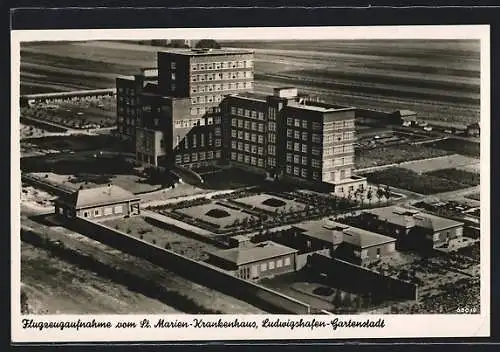 AK Ludwigshafen / Rhein, St. Marien-Krankenhaus, Fliegeraufnahme