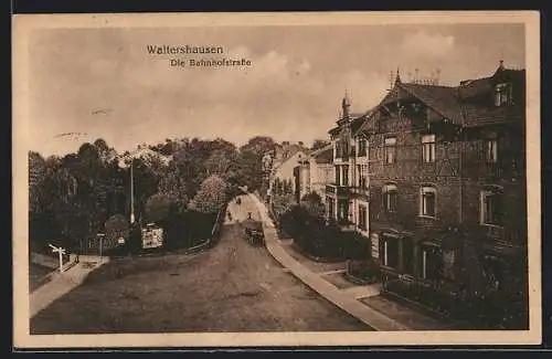 AK Waltershausen / Thür., Bahnhofstrasse