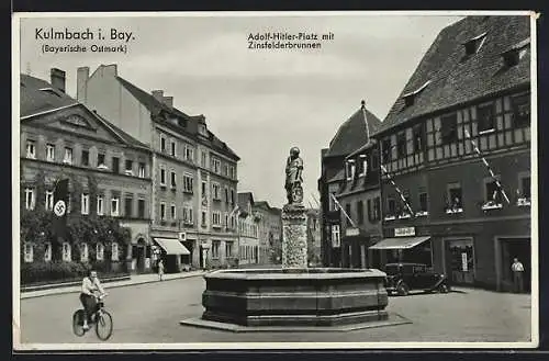 AK Kulmbach, Platz mit Zinsfelderbrunnen