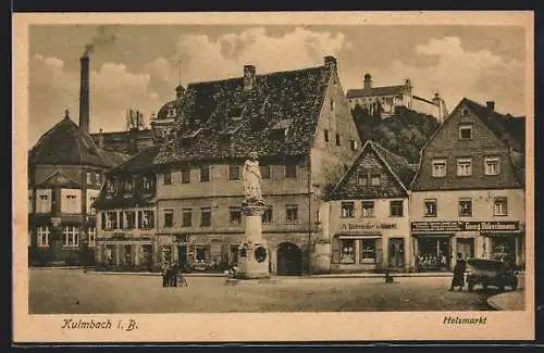 AK Kulmbach i. B., Denkmal am Holzmarkt