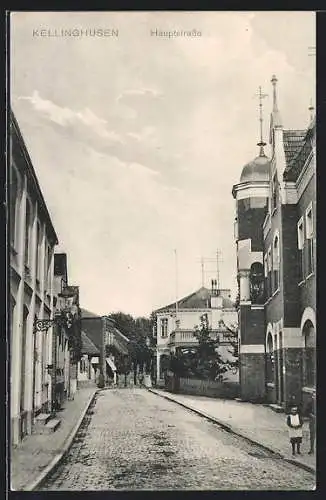 AK Kellinghusen, Blick in die Hauptstrasse