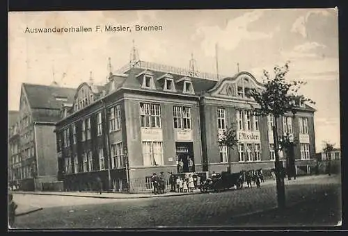 AK Bremen, Auswandererhallen F. Missler
