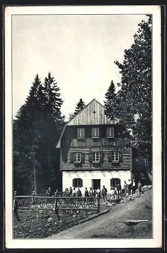 AK Schwarzenberg am Böhmerwald, Hotel Touristenhaus Holzschlag