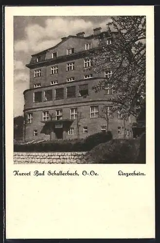 AK Bad Schallerbach /O.-Oe., Ansicht vom Linzerheim