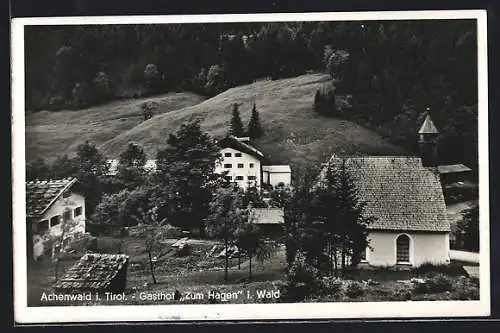 AK Achenkirch /Tirol, Achenwald, Gasthof zum Hagen im Wald