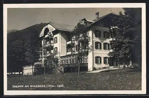 AK Achensee /Tirol, Hotel Seehof im Sonnenschein