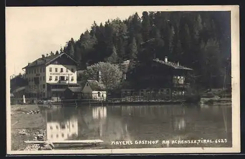 AK Achensee /Tirol, Mayers Gasthof am Ufer
