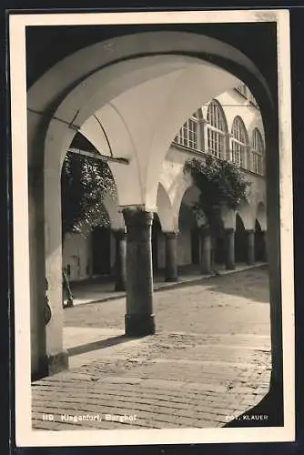 AK Klagenfurt, Partie im Burghof