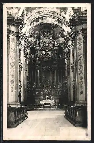 AK Melk a. d. Donau, Inneres der Pfarrkirche