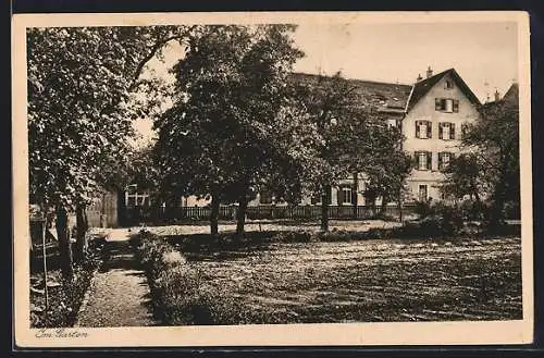 AK Rottenburg / Neckar, Martinihaus d. Bischöfl. Knaben-Seminar mit Garten