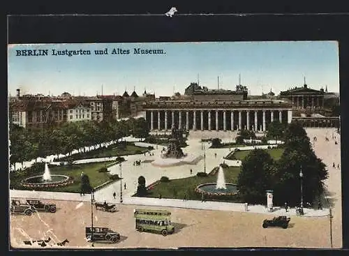 AK Berlin, Lustgarten und Altes Museum
