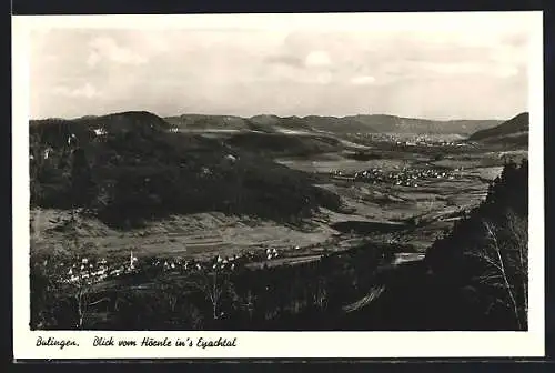 AK Balingen, Blick vom Hörnle in das Eyachtal