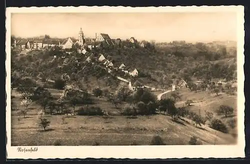 AK Rosenfeld / Württ., Ortsansicht aus der Vogelschau