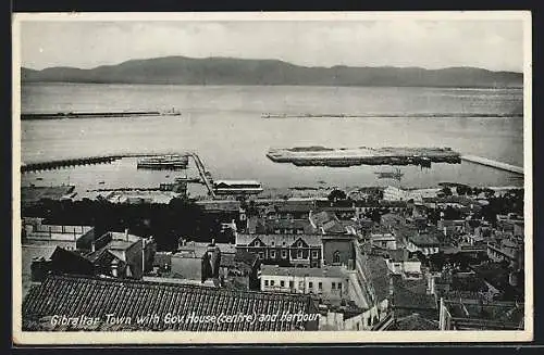 AK Gibraltar, Town with Gov. House and Harbour
