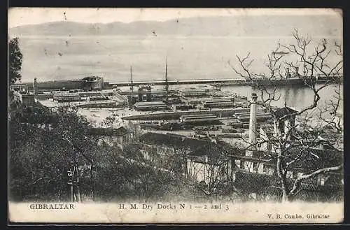 AK Gibraltar, H. M. Dry Docks N. 1, 2, and 3