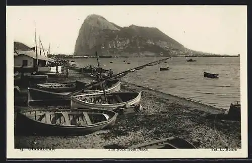 AK Gibraltar, The Rock from Beach