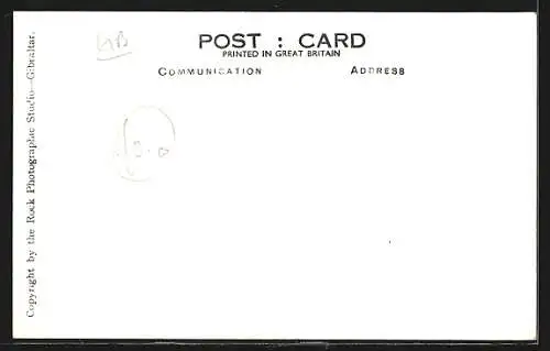 AK Gibraltar, The Rock from the Bay, British Frontier Gates