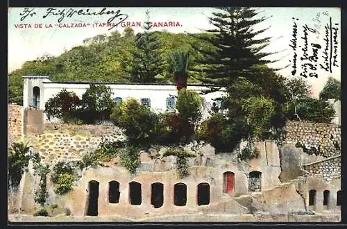 AK Tafira /Gran Canaria, Vista de la Calzada