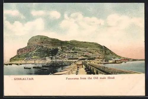 AK Gibraltar, Panorama from the Old mole Head