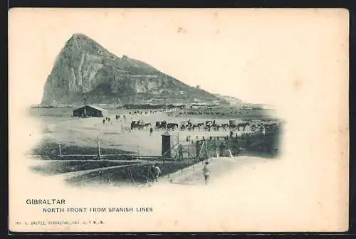 AK Gibraltar, North Front from Spanish Lines
