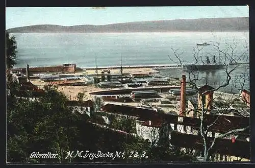 AK Gibraltar, H. M. Dry Docks N. 1, 2, & 3