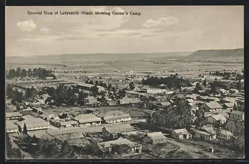 AK Ladysmith /Natal, General view with Caesar`s Camp