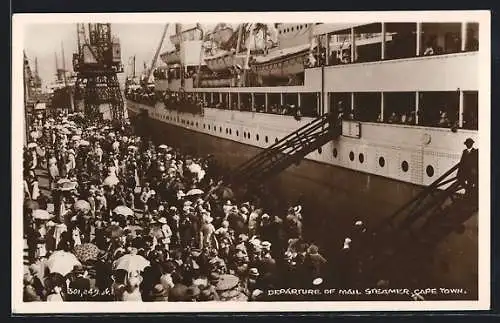 AK Cape Town, Departure of the Mail Steamer